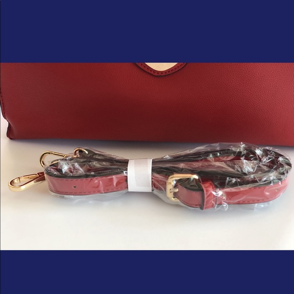 ‘Impulse’ Red Fold Over Handbag Purse - Picture 2 of 8